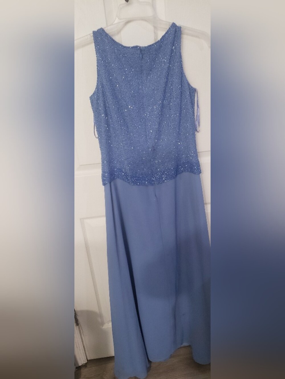 J Kara Periwinkle Beaded Formal Dress - Picture 3 of 3